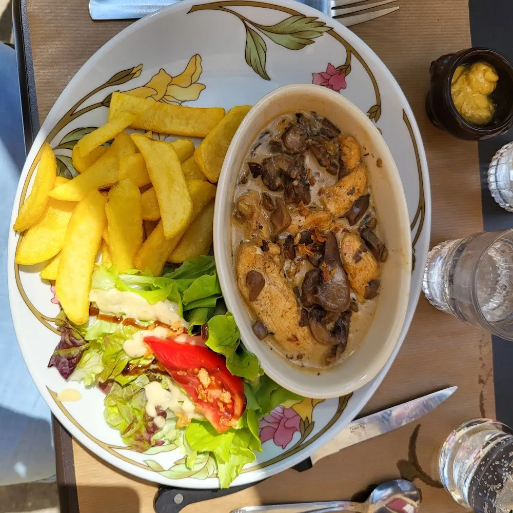 Aiguillettes de Poulet Sauce Aux Champignons